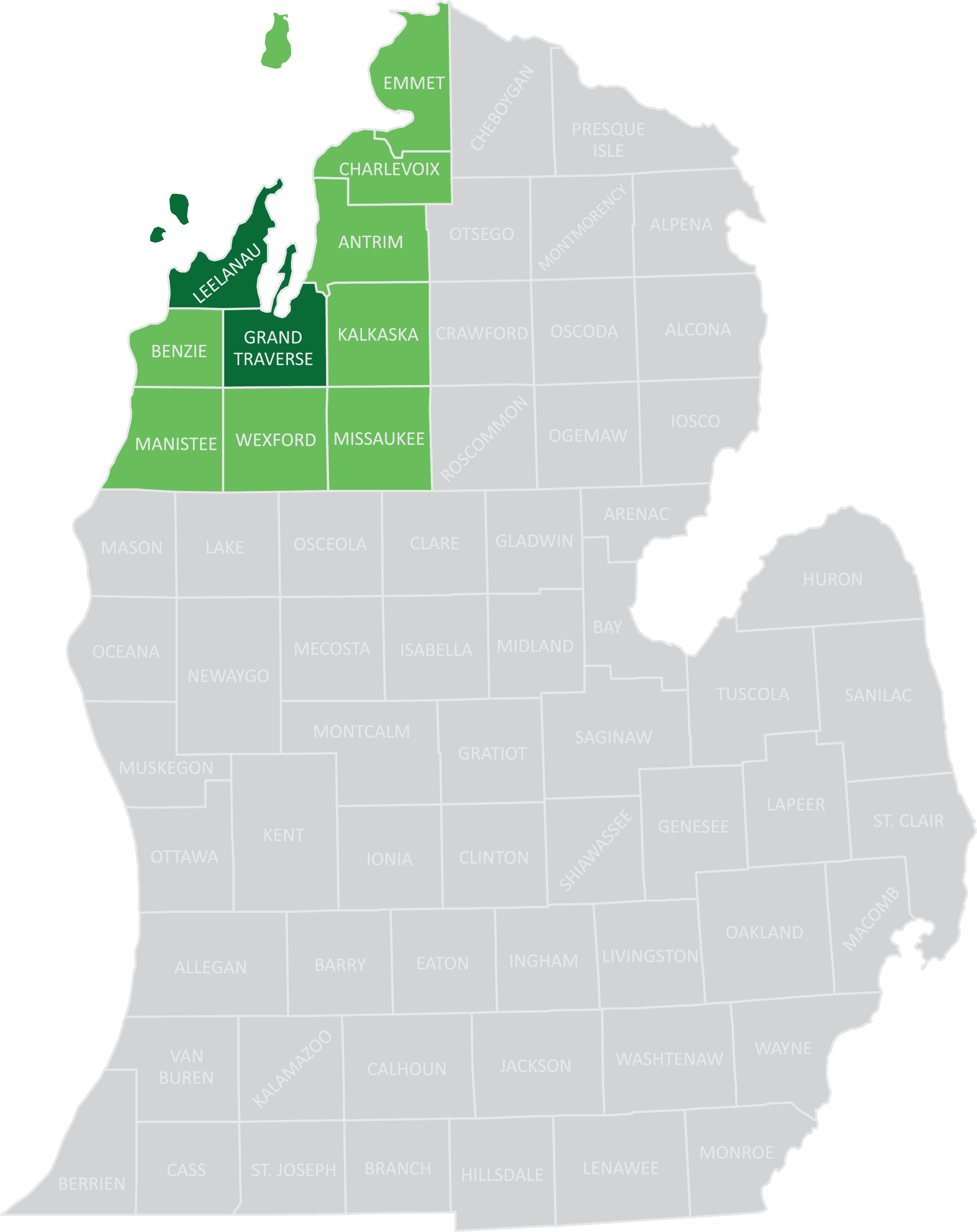 Grand Traverse and Leelanau Counties